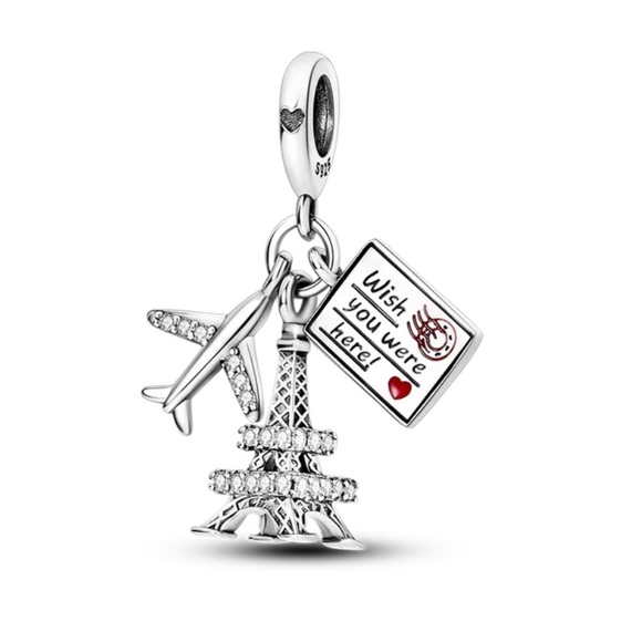 Charm Jewelry - “Wish you where here” Pendant Charm